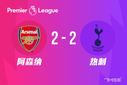 英超-孫興慜雙響薩卡建雙功 阿森納2-2戰(zhàn)平熱刺
