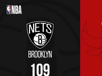 史密斯21分拉文24+7+5 籃網(wǎng)險(xiǎn)勝公牛迎三連勝