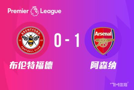 英超-阿森納1-0險(xiǎn)勝布倫特福德，哈弗茨替補(bǔ)絕殺登頂