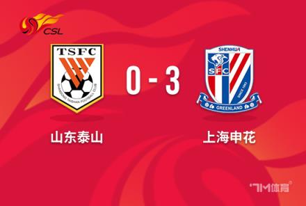 中超-申花3-0力克泰山，后防低迷成隱患