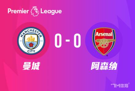 英超-曼城 vs 阿森納 0-0 領(lǐng)先優(yōu)勢擴(kuò)大 槍手暫居第二