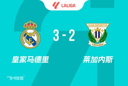 西甲-皇馬3-2萊加內(nèi)斯豪取三連勝姆巴佩破門(mén)貝林建功