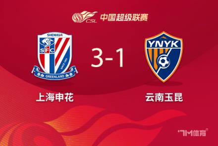 申花登頂！3-1逆轉(zhuǎn)玉昆，米內(nèi)羅雙響助4輪4球