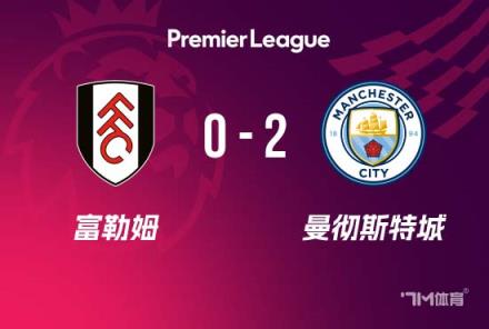 英超-曼城2-0富勒姆 哈蘭德點射告別英超