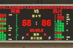 周琦高效貢獻(xiàn)12+9 孫銘徽19分半四川大勝河南28分