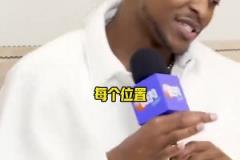 ?？怂乖u(píng)選當(dāng)下NBA各位置最快球員：自己米切爾拉文阿門(mén)錫安薩爾