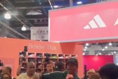 有備而來華子中國行向球迷打招呼：你好~我是AntMan！