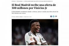 ！西媒：皇馬拒絕給維尼修斯大幅漲薪 沙特報價3億歐即可放人