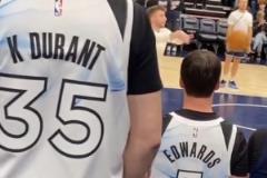 阿杜去哪兒？森林狼球迷也“改裝”好了杜蘭特球衣