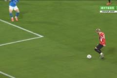 米蘭扳回一球！特奧橫傳門(mén)前助攻約維奇搶點(diǎn)破門(mén)！