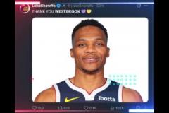 太扎心了！美國湖人媒體曬圖：謝謝你，威少！