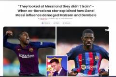 博阿滕：梅西在更衣室的行為給年輕球員樹(shù)立了糟糕的榜樣