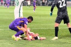 實拍：斯帕吉奇暈厥瞬間，為津門虎和國安球員的第一反應點贊