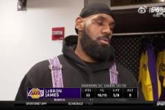 真會問問題！記者問詹姆斯：勇士是否能奪冠？老詹：我更應(yīng)該關(guān)心我們自己