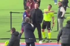 拉菲不滿判罰賽后氣憤離場(chǎng)，特爾斯特根勸解也被一把推開