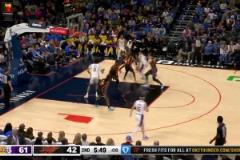 看的布朗尼直接抱頭！東契奇腦后妙傳文森特飚進三分，秀翻全場！