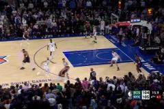 大心臟！最后時刻哈特關(guān)鍵上籃 塔圖姆高難后撤3分絕平僅剩3秒