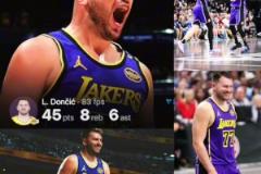 這老弟哭得一把鼻涕一把淚，把毛巾一撇，上場咵咵的砍了45分