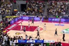 這次沒問題比賽失去懸念，徐杰再次比出“晚安”慶祝手勢