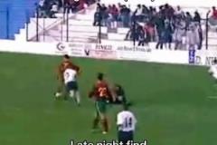 珍貴影像！16歲的C羅代表葡萄牙U17攻破英格蘭U17球門