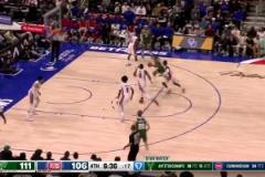 這可是奧本山！杜倫擋拆發(fā)力激怒小波特 后者不爽怒推起沖突