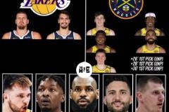 若能成就炸裂了！美媒：湖人可用小里+八村+文總+彪哥等籌碼去換約基奇