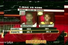 兩大王牌！07年火箭湖人賽前，轉(zhuǎn)播商放上了科比和麥迪的對(duì)比！