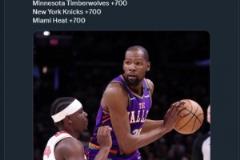 難道說？美媒曬杜蘭特下家賠率，火箭大幅度領(lǐng)跑！