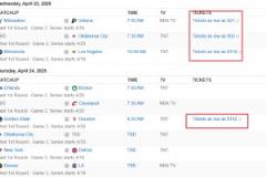 關(guān)注度太懸殊了！首輪G1票價：火勇最低142美元，湖人119美元，雄鹿僅21美元