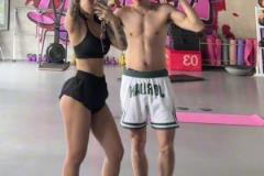 很快??！李添榮和女友已經(jīng)開始合練了