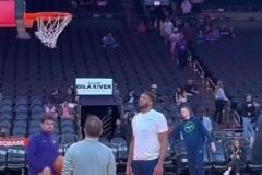 優(yōu)雅的大個(gè)子！約基奇申京訓(xùn)練混剪，你中有我我中有你！