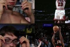 這是小卡還是丹子啊？萊昂納德請神活動(dòng)請到了喬丹~