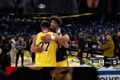 湖人實(shí)力反彈扳平大比分 雷迪克身后的女球迷露出勝利的微笑