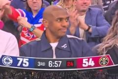 心系老東家&老隊友！保羅現(xiàn)場觀戰(zhàn)，快船主場球迷熱烈歡迎