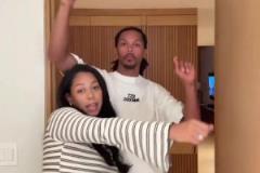 這是又懷上了？庫里妹夫達(dá)米安-李和妻子自拍跳舞