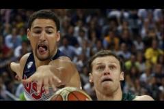 克萊-湯普森2014年世界杯16強比賽15分助力美國隊打進8強！