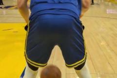 這控運(yùn)水平達(dá)到吧內(nèi)平均水平了嗎？G3賽前庫里熱身練習(xí)控球