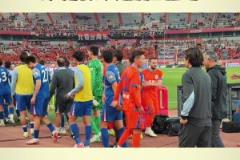 魯滬賽后，王大雷和申花球員互動(dòng)，與李可長時(shí)間交流