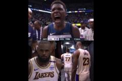 氣勢(shì)兩極化了！3-1后，華子怒吼慶祝，東詹黯然離場(chǎng)