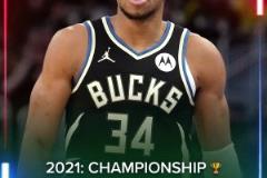 會離開雄鹿嗎？！字母哥連續(xù)三年一輪游，一次黑八+兩次輸給步行者