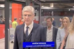 傳奇壓陣！溫格來到酋長球場現(xiàn)場看球