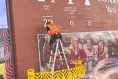 20！紅軍球迷守護冠軍墻更新