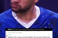 巴媒：要是聘請熱蘇斯，內(nèi)馬爾威脅要從國家隊退役