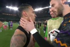 曼聯(lián)前隊友相遇！賽后安東尼和德赫亞熱聊！