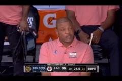 當(dāng)時3-1領(lǐng)先被逆轉(zhuǎn)！快船和掘金上一次搶七還是里弗斯執(zhí)教了~