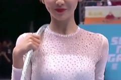 美娜穿上體操服無敵了，最美女主播應(yīng)該沒爭議吧