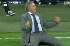 淘汰死敵巴薩！國米球迷和皇馬球迷還記得那個男人的飛奔慶祝嗎？