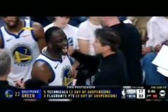 勇士危險了！追夢還差2個技術(shù)犯規(guī)或2個惡意犯規(guī)就被禁賽