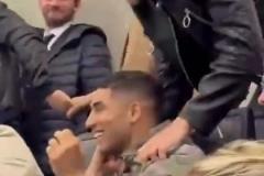 美好的回憶涌上心頭！兩年前到現(xiàn)場(chǎng)給國(guó)米加油的阿什拉夫和佩劍！