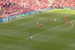 阿諾德站原地目送！厄德高遠(yuǎn)射被撲出，梅里諾跟進(jìn)頭球補(bǔ)射破門！